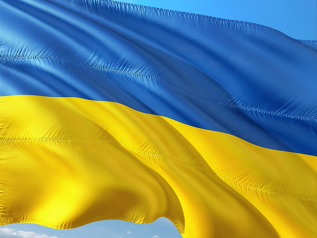 Ukrainische Fahne