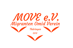 Logo: MOVE e. V. Schriftzug in rot