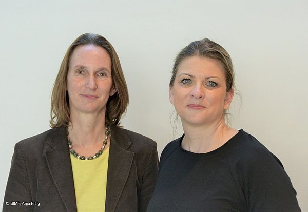 Foto von Mirjam Kruppa und Christine Sommer