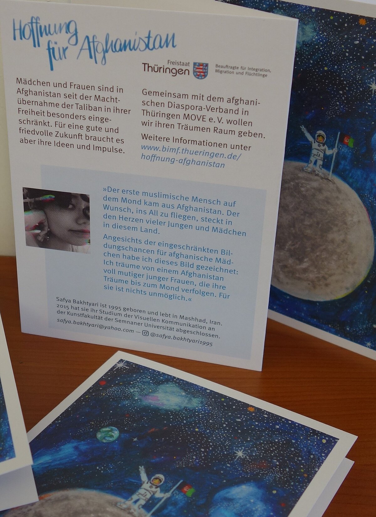 Foto der Hoffnungskarten von Safya