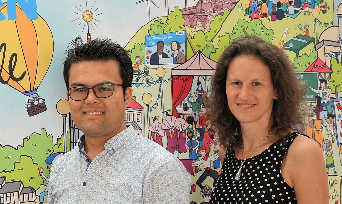 Profilbild Ehrenamtskoordinatoren Schulz und Batoor