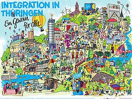 Wimmelbild Integration