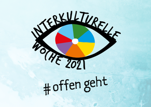 Logo Interkulturelle Woche 2021 #offengeht