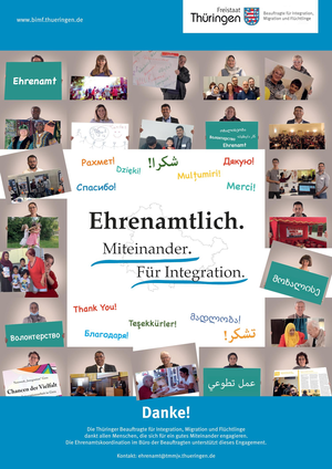 Poster Kampagne #DankeEhrenamt