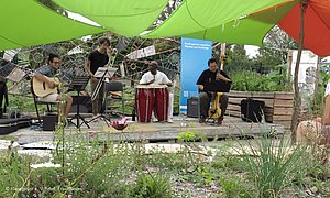 Musiker auf der Buga