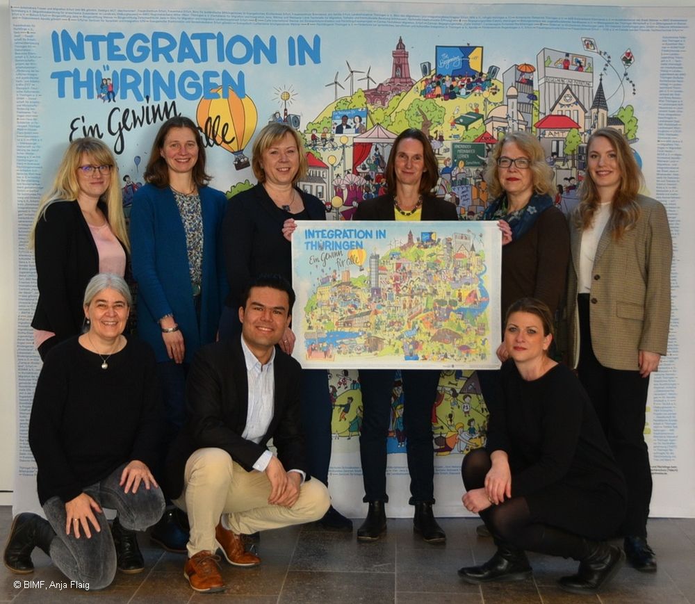 Foto vom gesamten BIMF-Team