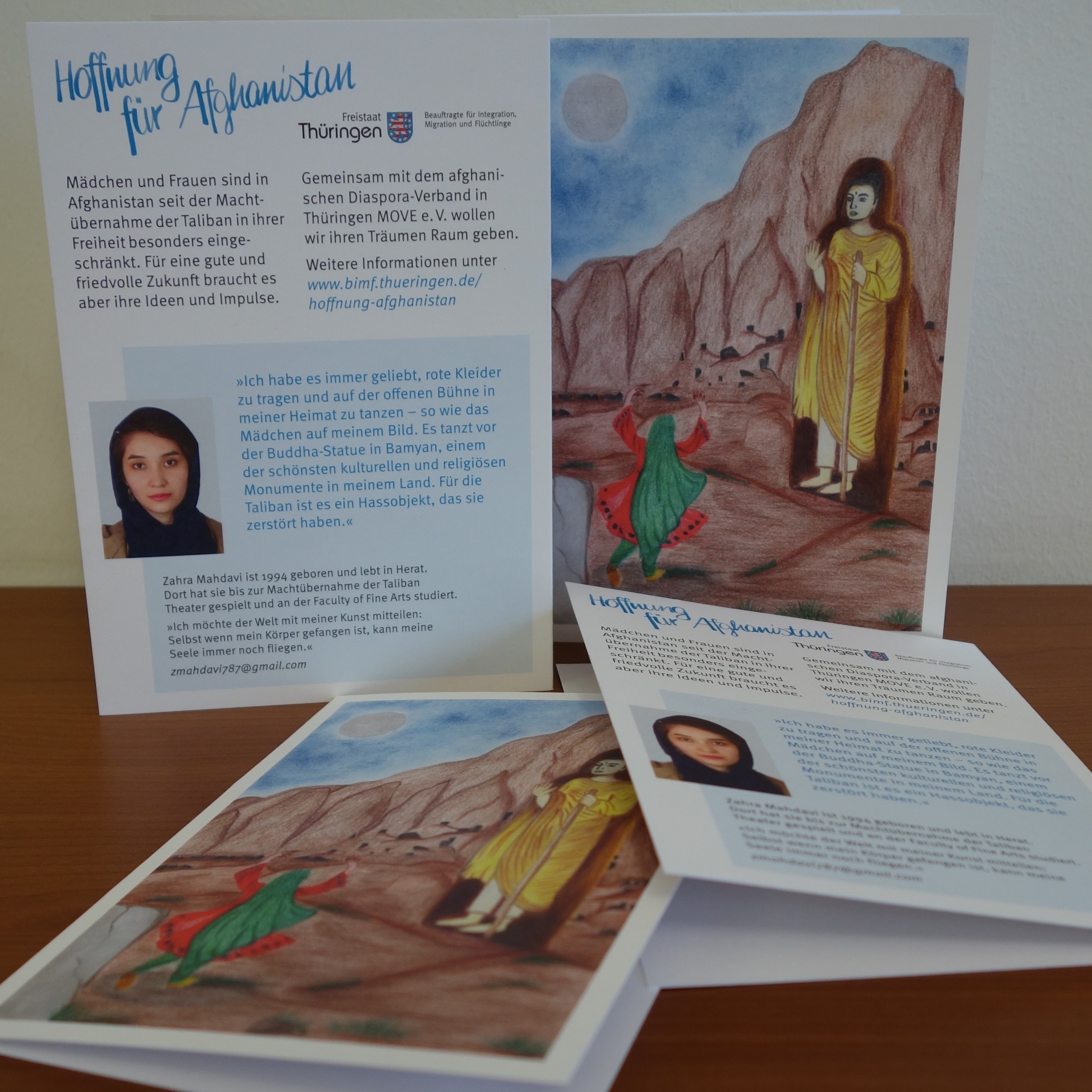 Foto der Hoffnungskarten von Zahra