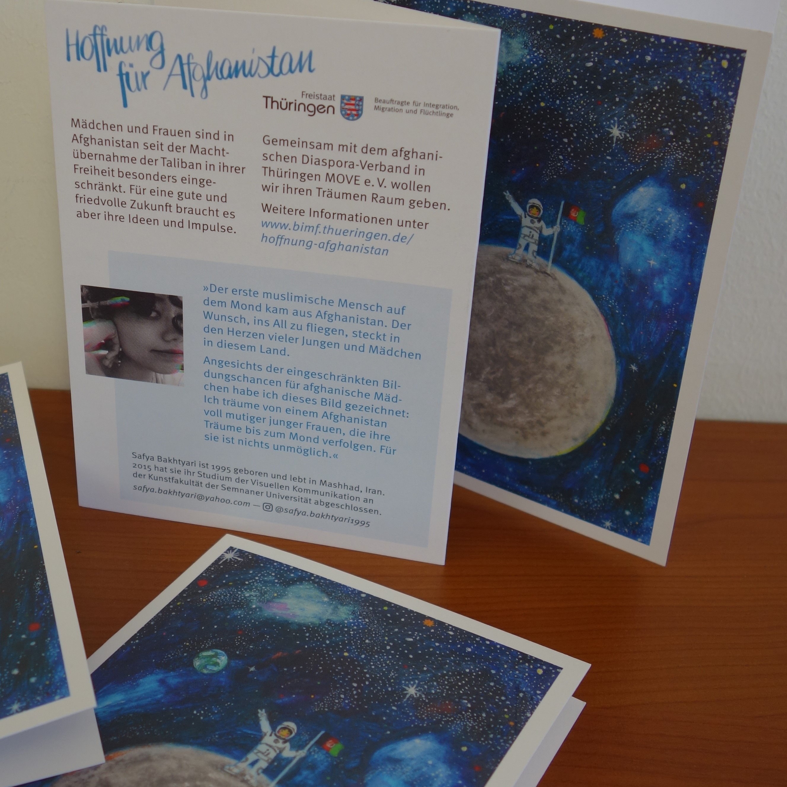 Foto der Hoffnungskarten von Safya
