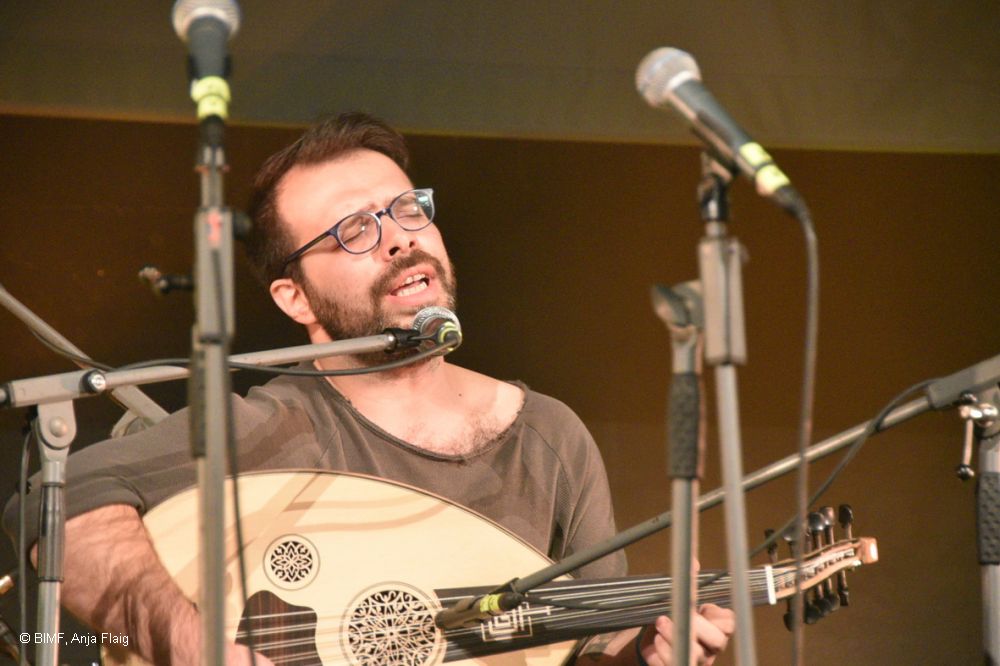 Musiker am Instrument