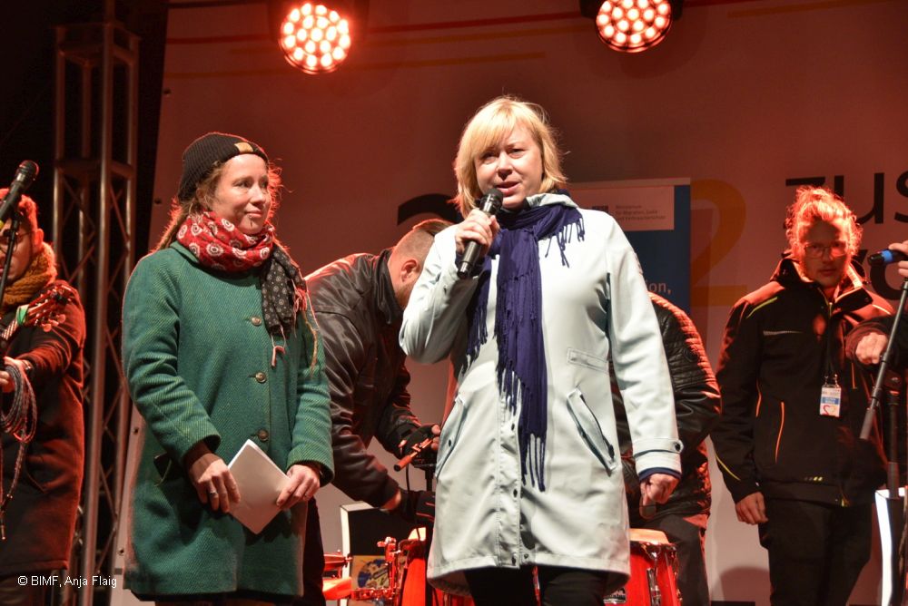 Susanne Sander, Annett Roswora (stellvertretende Thüringer Integrationsbeauftragte)